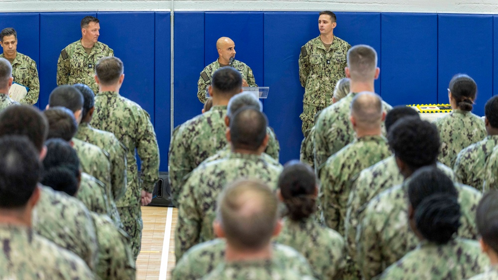 Master Chief Petty Officer Jans Valdespou Assumes Duties as NSA Souda Bay's Command Master Chief