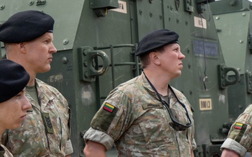 3rd Infantry Division Soldiers Conduct Preventative Maintenance Checks and Services With Lithuanian Army