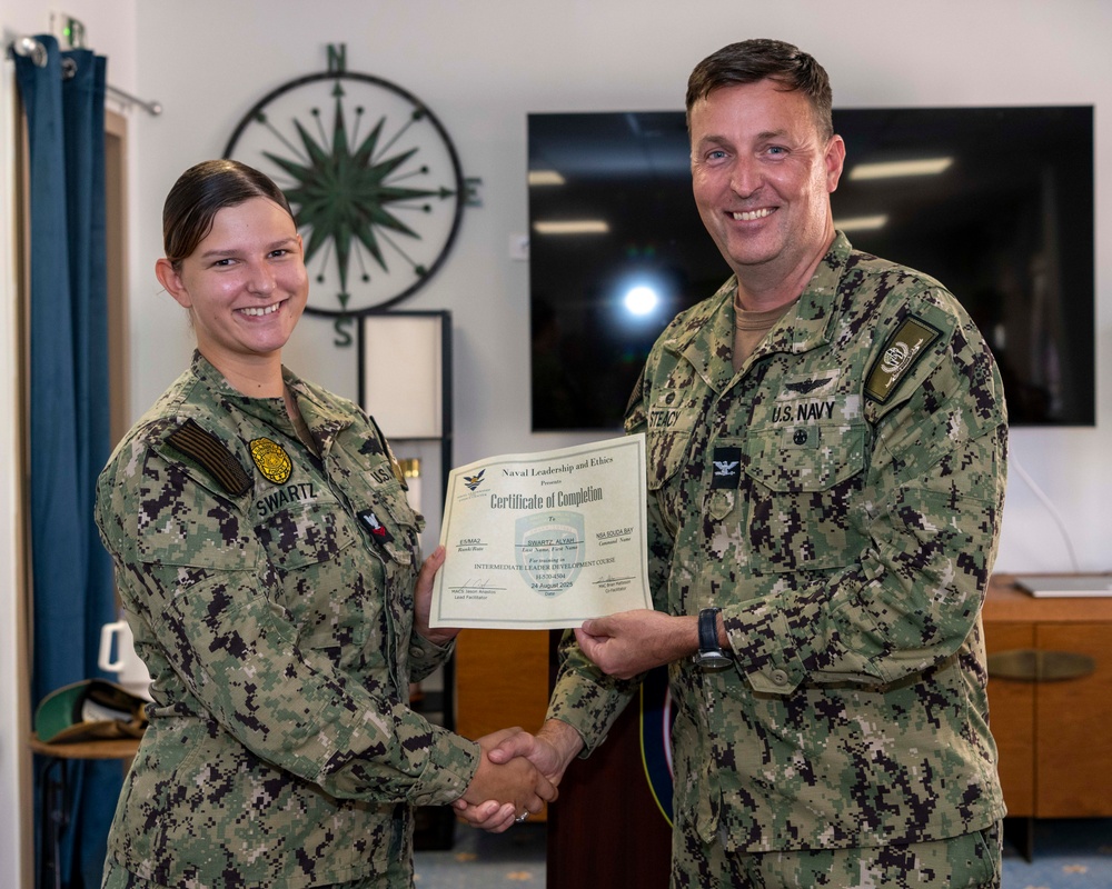 August ILDC Graduation Onboard NSA Souda Bay