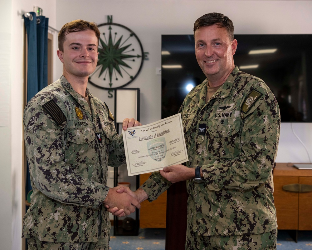 August ILDC Graduation Onboard NSA Souda Bay