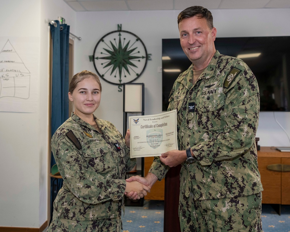 August ILDC Graduation Onboard NSA Souda Bay