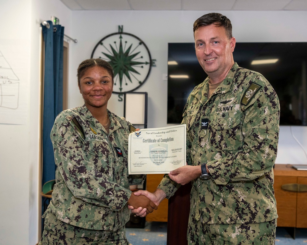 August ILDC Graduation Onboard NSA Souda Bay