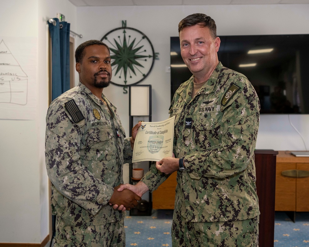 August ILDC Graduation Onboard NSA Souda Bay