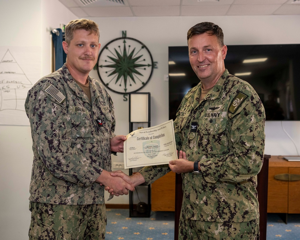 August ILDC Graduation Onboard NSA Souda Bay