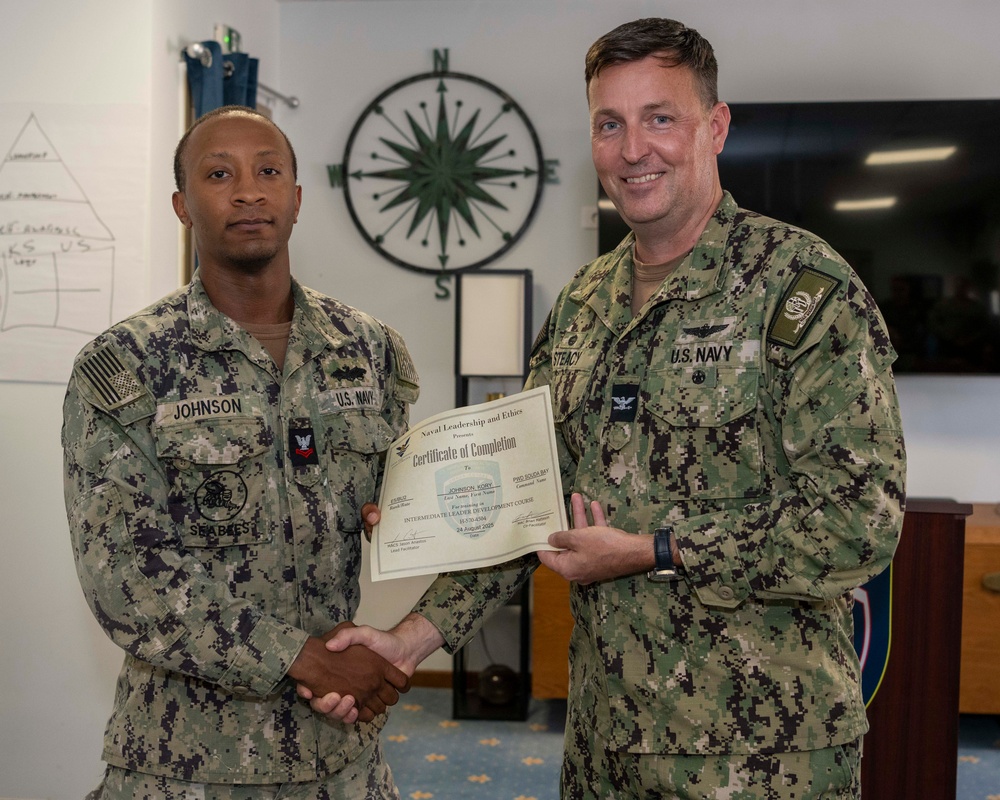 August ILDC Graduation Onboard NSA Souda Bay