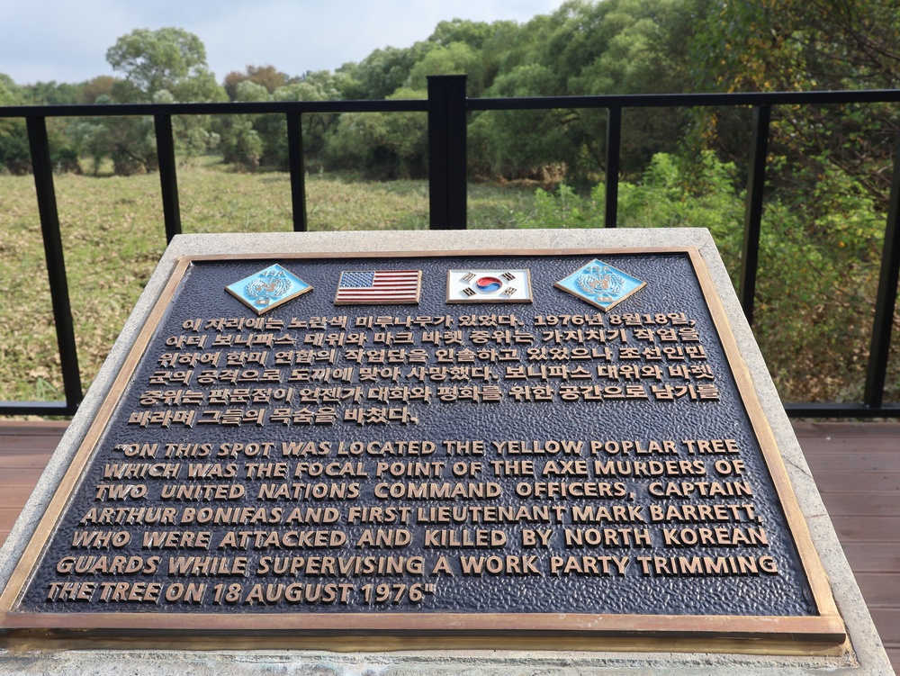 DMZ ceremony marks infamous 1976 axe murder incident
