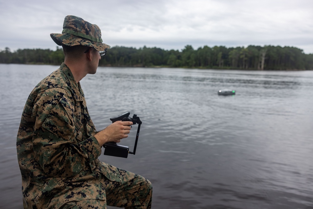 22nd MEU (SOC) | CLB-26 Conducts “AMY” Unmanned Surface Vessel Course