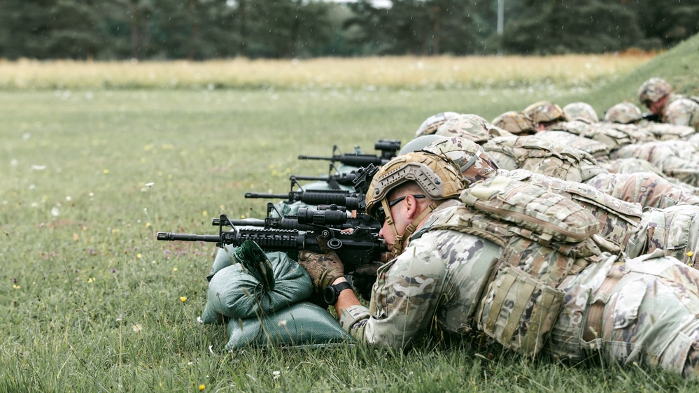 Task Force Saber Soldiers Train for EIB and ESB at Grafenwoehr