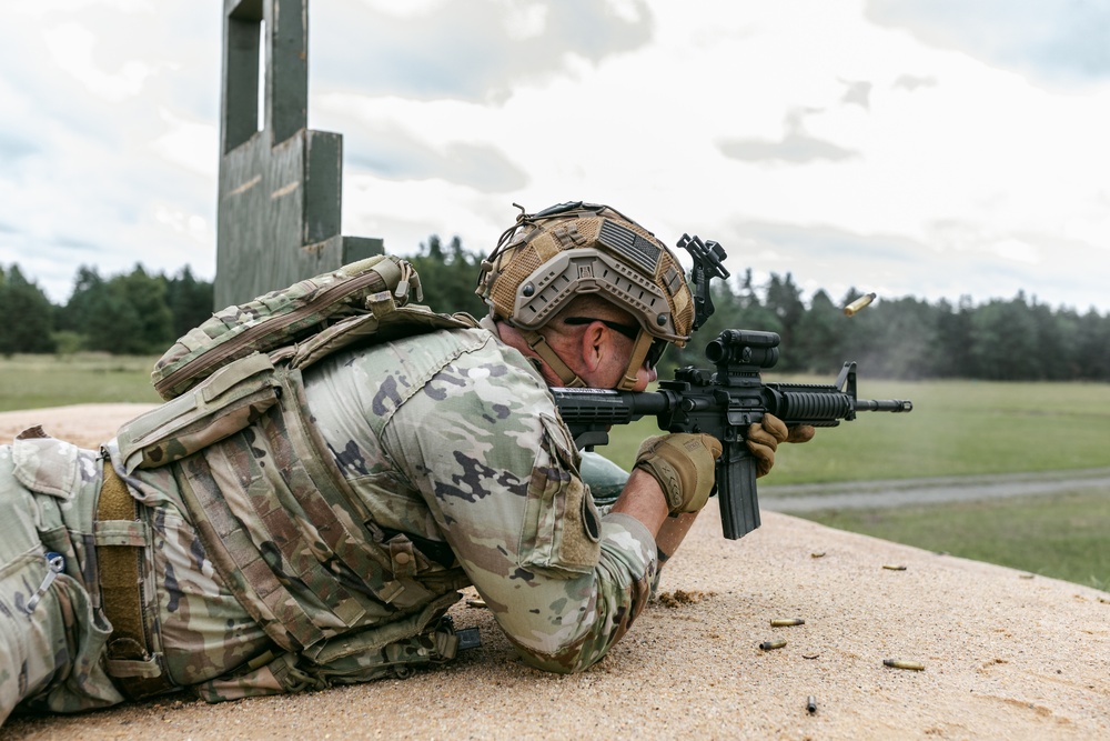 Task Force Saber Soldiers Train for EIB and ESB at Grafenwoehr