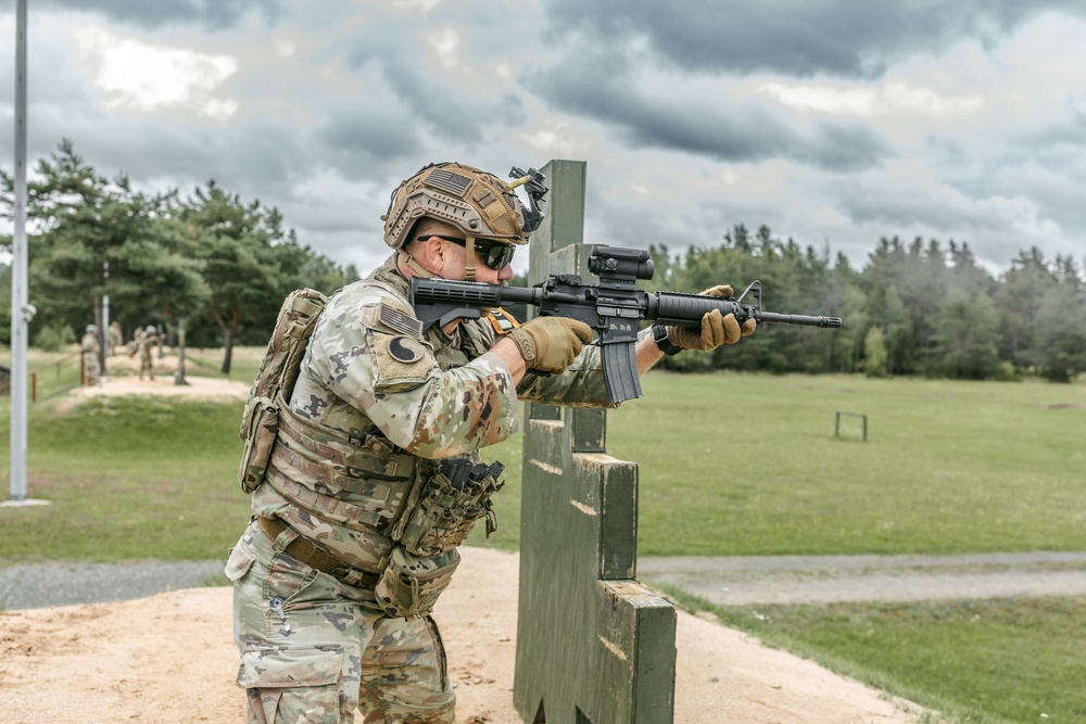Task Force Saber Soldiers Train for EIB and ESB at Grafenwoehr