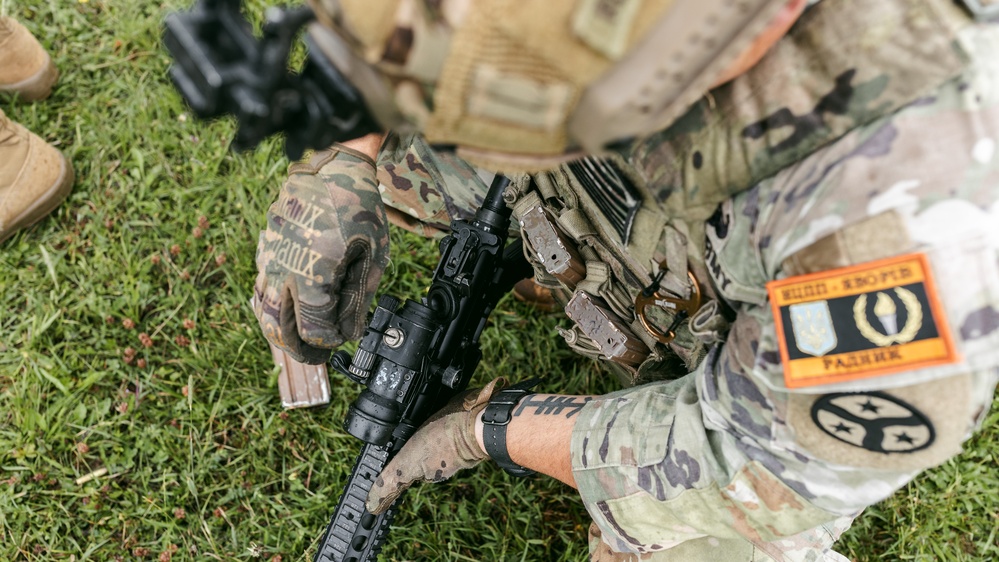 Task Force Saber Soldiers Train for EIB and ESB at Grafenwoehr