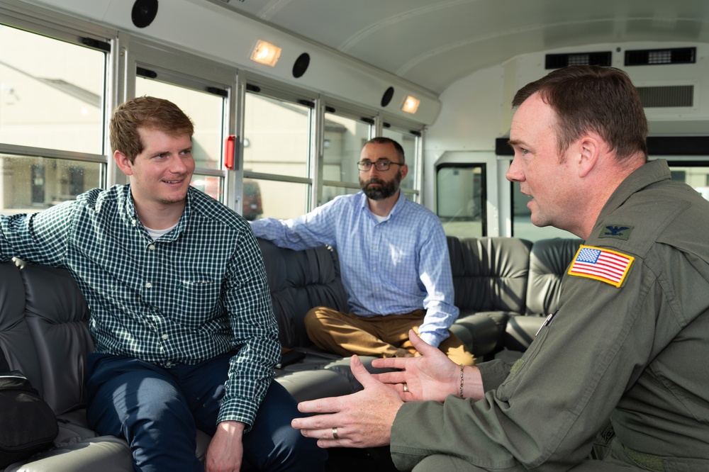 Foreign policy fellow Adam DuBard visits Dover AFB