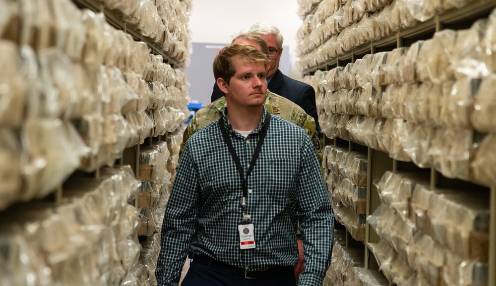 Foreign policy fellow Adam DuBard visits Dover AFB