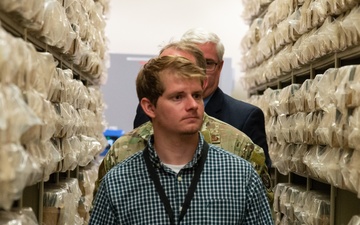 Foreign policy fellow Adam DuBard visits Dover AFB