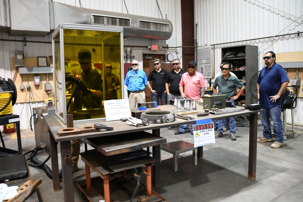 Yuma Test Center acquires new laser cleaning capability