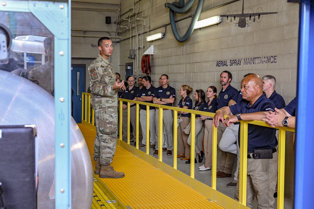 Dobbins civic leaders tour YARS Dobbins civic leaders tour YARS