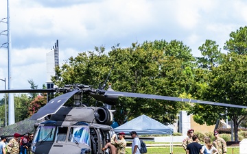 The 82nd CAB celebrated National Airborne Day with the local community.