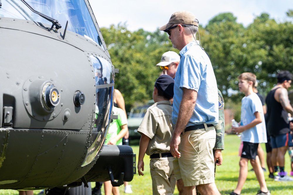 The 82nd CAB celebrated National Airborne Day with the local community