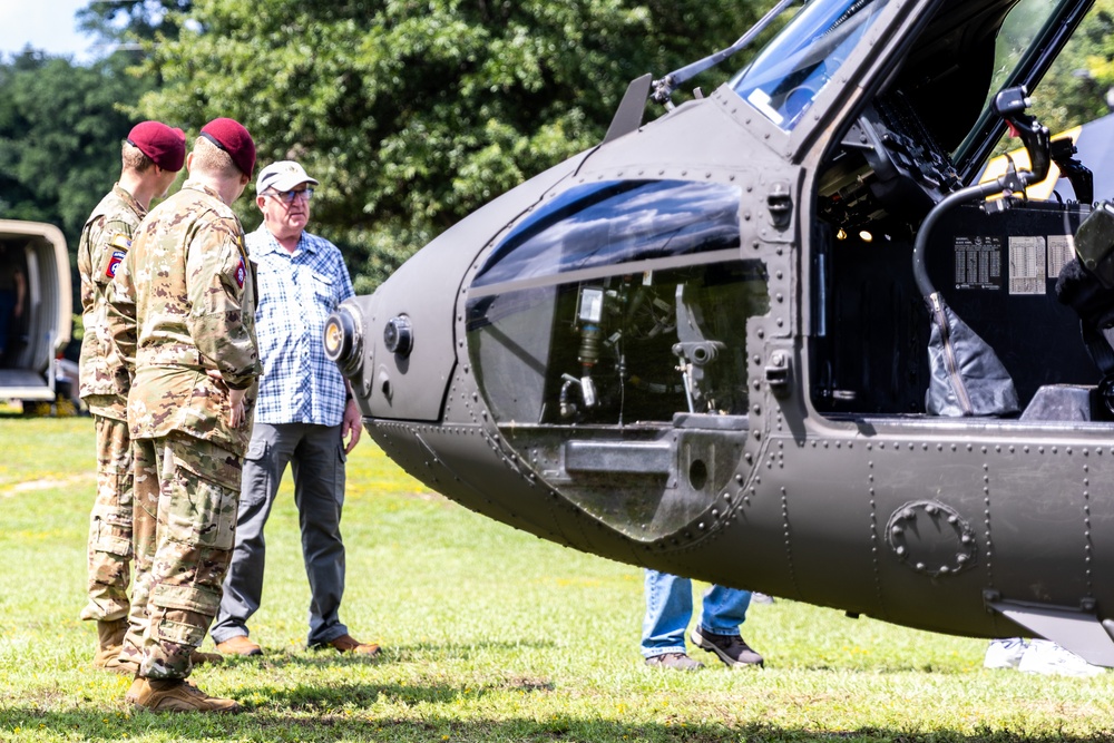 The 82nd CAB celebrated National Airborne Day with the local community