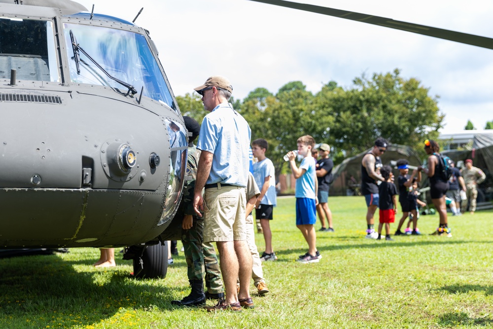 The 82nd CAB celebrated National Airborne Day with the local community