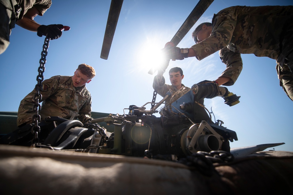 Logistics Airmen Handle Legacy Aircraft Transfer