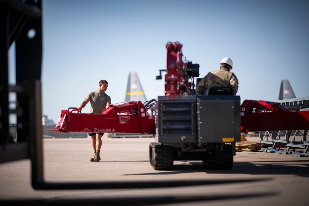 Logistics Airmen Handle Legacy Aircraft Transfer