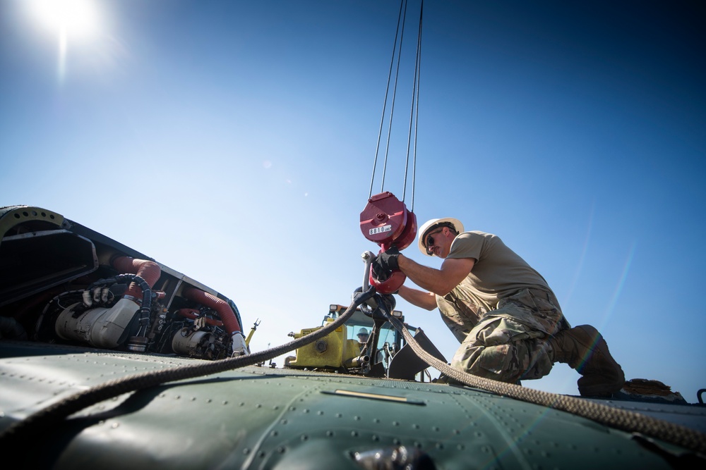 Logistics Airmen Handle Legacy Aircraft Transfer