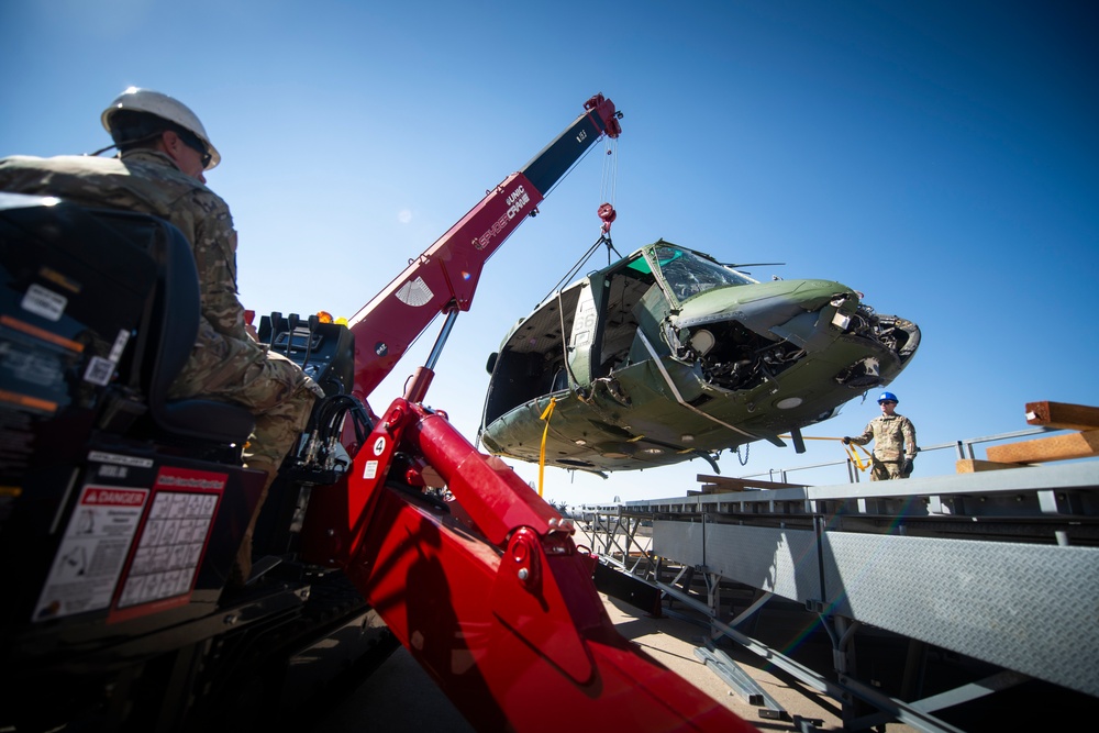 Logistics Airmen Handle Legacy Aircraft Transfer