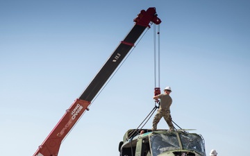 Logistics Airmen Handle Legacy Aircraft Transfer