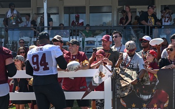 NFL Washington Commanders Honor Military with Salute to Service Boot Camp