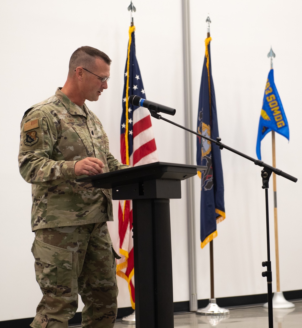 193rd SOW Detachment 1 welcomes new commander