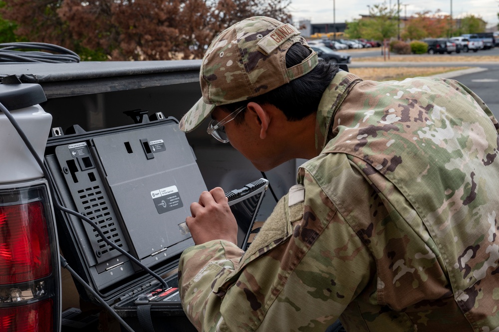 Fairchild conducts a no-notice power outage exercise