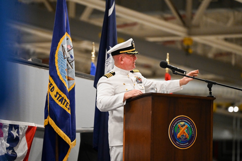 JB CHS Naval Munitions Command Atlantic Unit Charleston Change of Command Ceremony