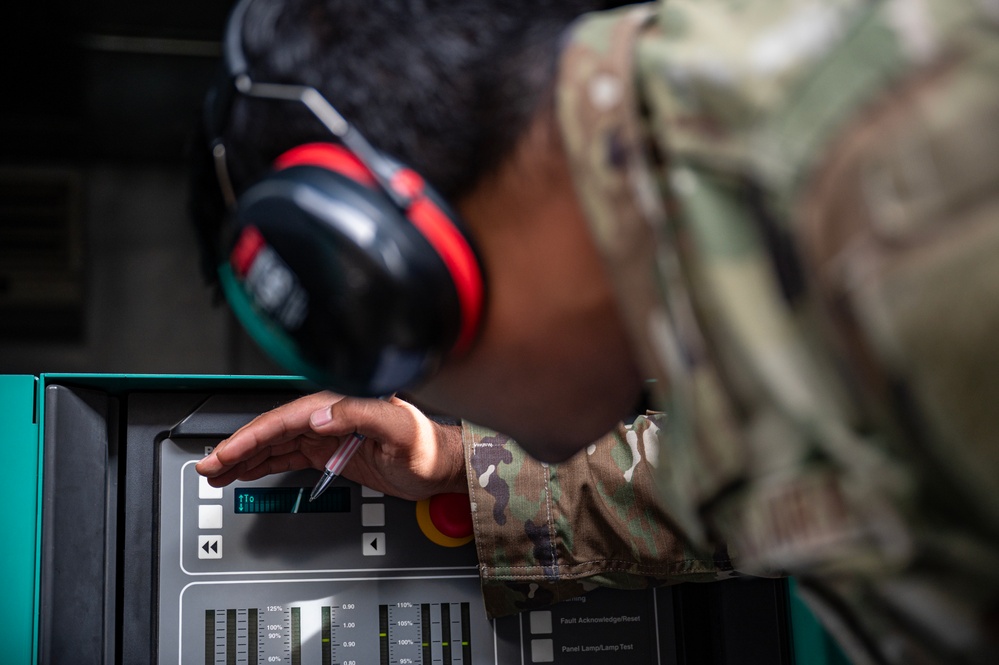 Fairchild conducts a no-notice power outage exercise