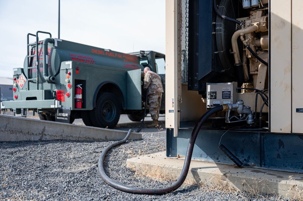 Fairchild conducts a no-notice power outage exercise