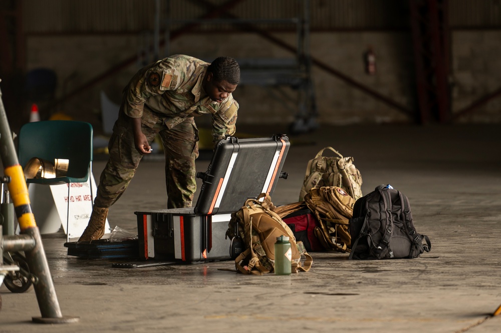 Fairchild conducts a no-notice power outage exercise