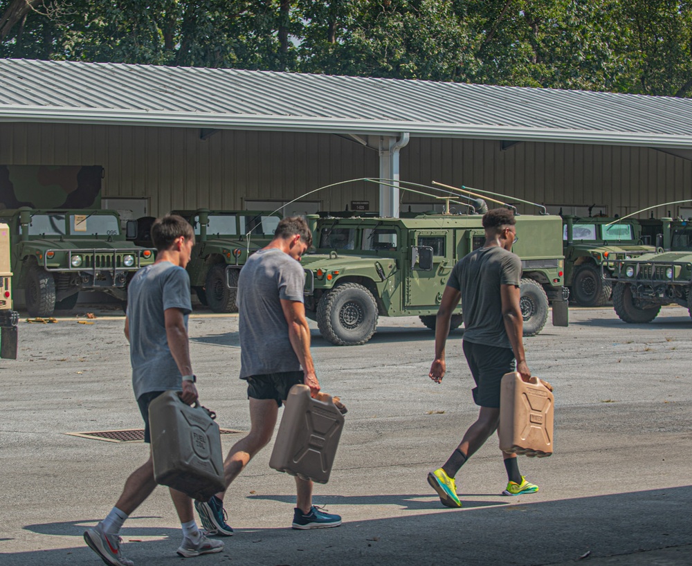 TACP recruits prepare for training