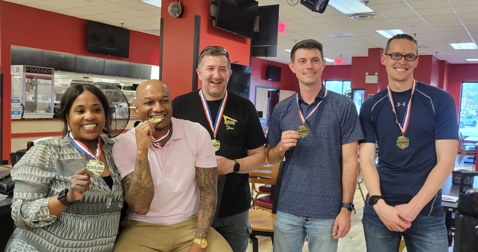 DLA Energy builds connections through bowling during symposium