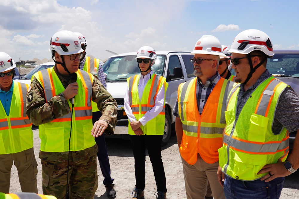 South Atlantic Division Commander visits key Jacksonville District projects