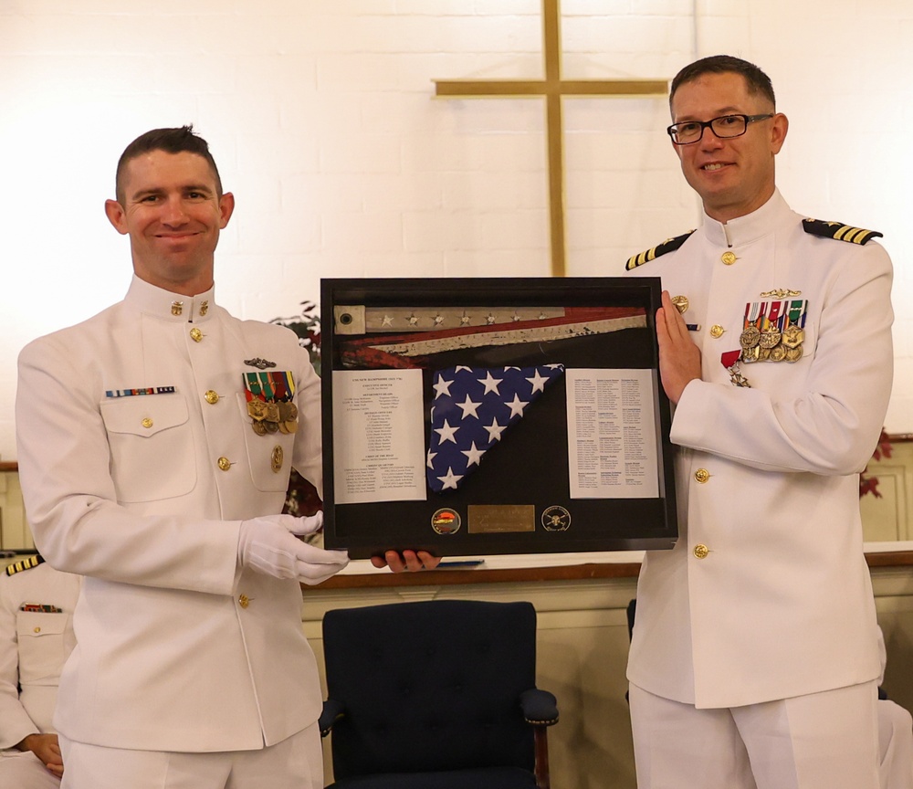 USS New Hampshire (SSN 778) Change of Command