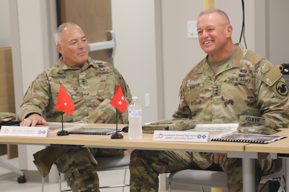 Chief of Army Reserve Receives Brief on Fort McCoy Modernization