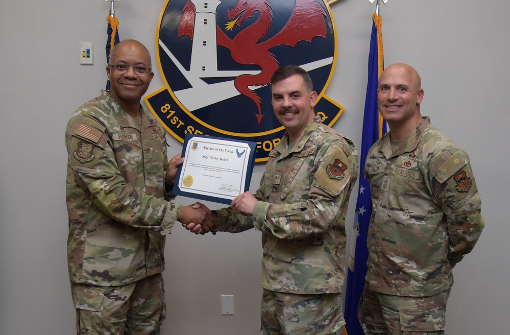 Warrior of the Week: Staff Sgt. Wesley Baker