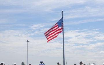 USS San Antonio (LPD 17) leaves Naval Station Norfolk to begin their regularly-scheduled deployment
