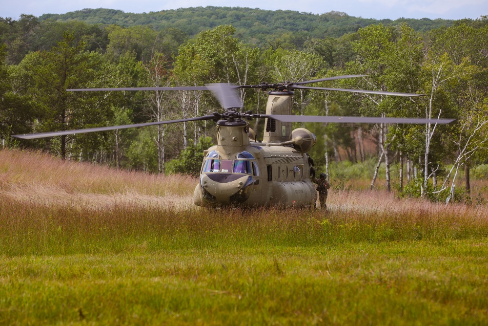 106th Aviation Regiment Conducts Aerial Gunnery at Camp Ripley