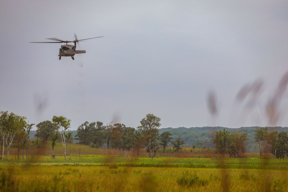 106th Aviation Regiment Conducts Aerial Gunnery at Camp Ripley