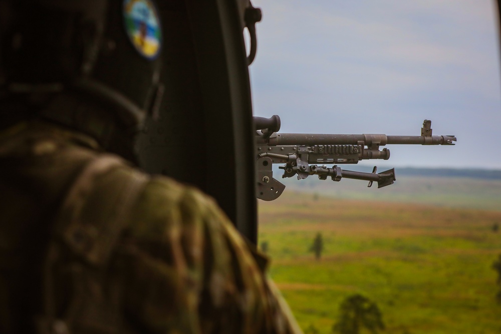 106th Aviation Regiment Conducts Aerial Gunnery at Camp Ripley