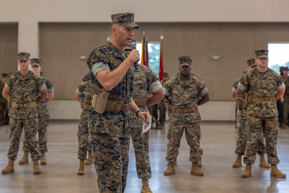 Combat Logistics Regiment 2; Relief and Appointment