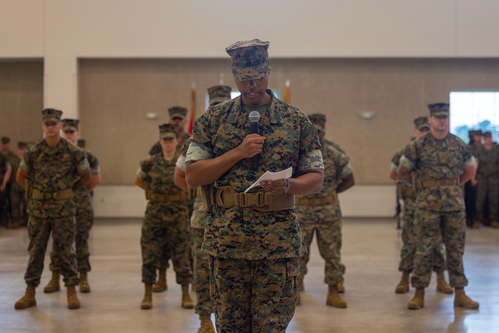 Combat Logistics Regiment 2; Relief and Appointment