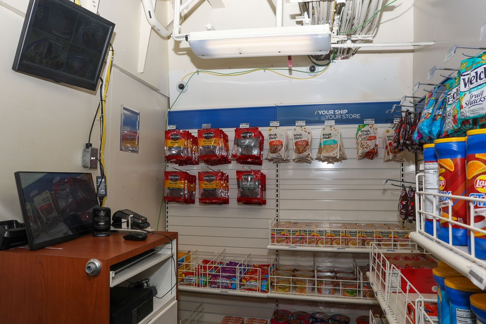 USS San Antonio opens self-serve mini mart