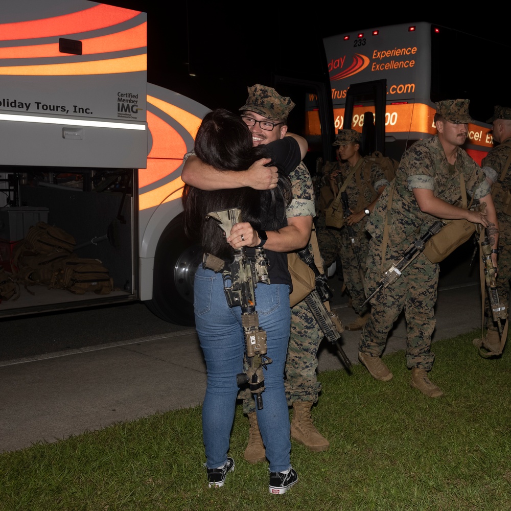 1st Battalion, 2d Marine Regiment unit deployment program homecoming